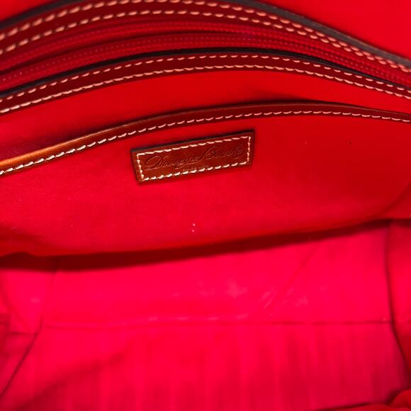 Dooney & Bourke Pebble Leather Maurizia Twist Strap Hobo White - Picture 9 of 16